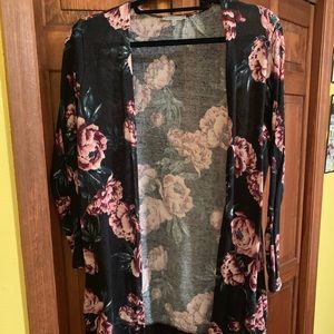 Floral cardigan